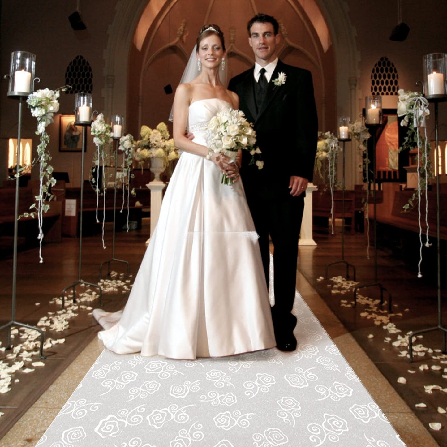 FrenzyBird Thickened Aisle Runner, Rose, 3x50 Feet