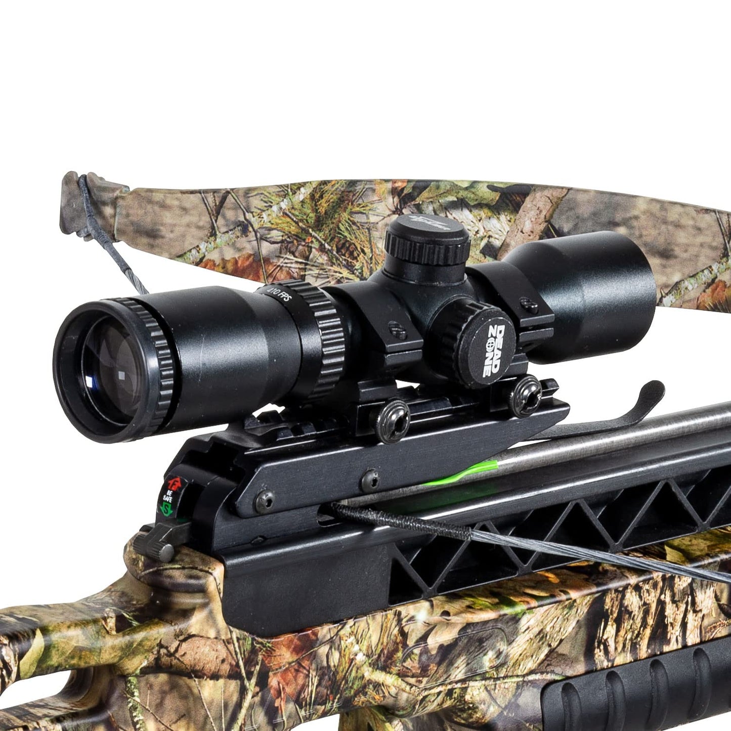 Excalibur Dead Zone Archery Hunting Durable Lightweight Compact Accurate Adjustable 1" Tube Crossbow Scope with Multi-Coated Lenses