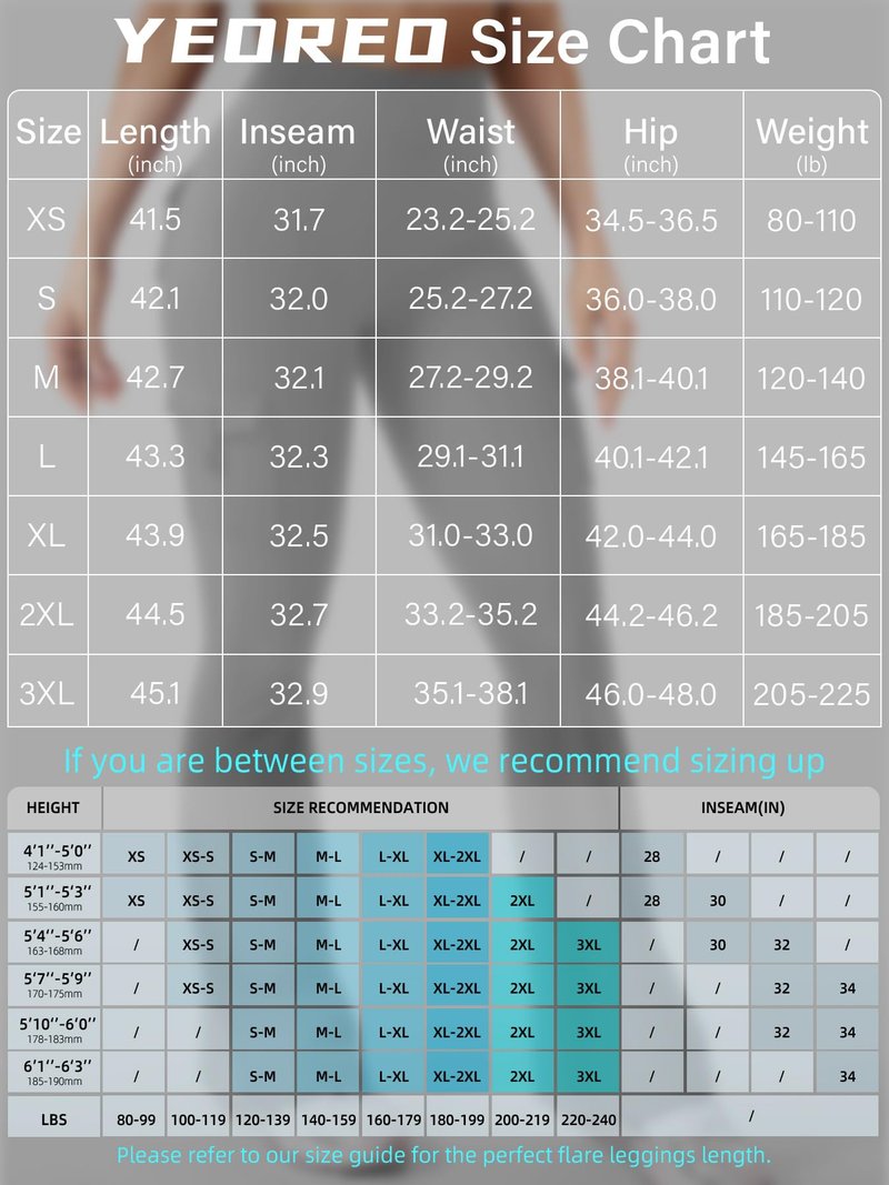 YEOREO CoreFlex Women Workout Flare Leggings with Pockets Hidden Scrunch High Waisted Cargo Gym Yoga Leggings Light Grey XS