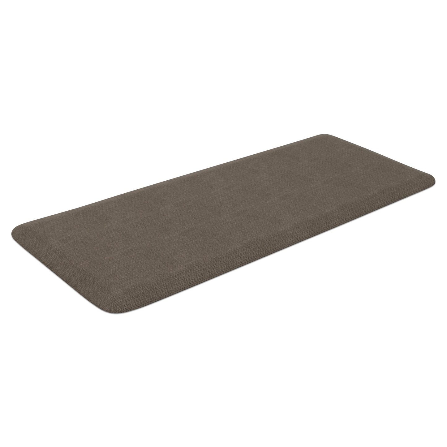 GelPro Anti-Fatigue Designer Comfort Kitchen Floor Mat, 20" x48”, Grasscloth Pecan Stain Resistant Surface with 3/4” Thick Ergo-Foam Core for Health and Wellness
