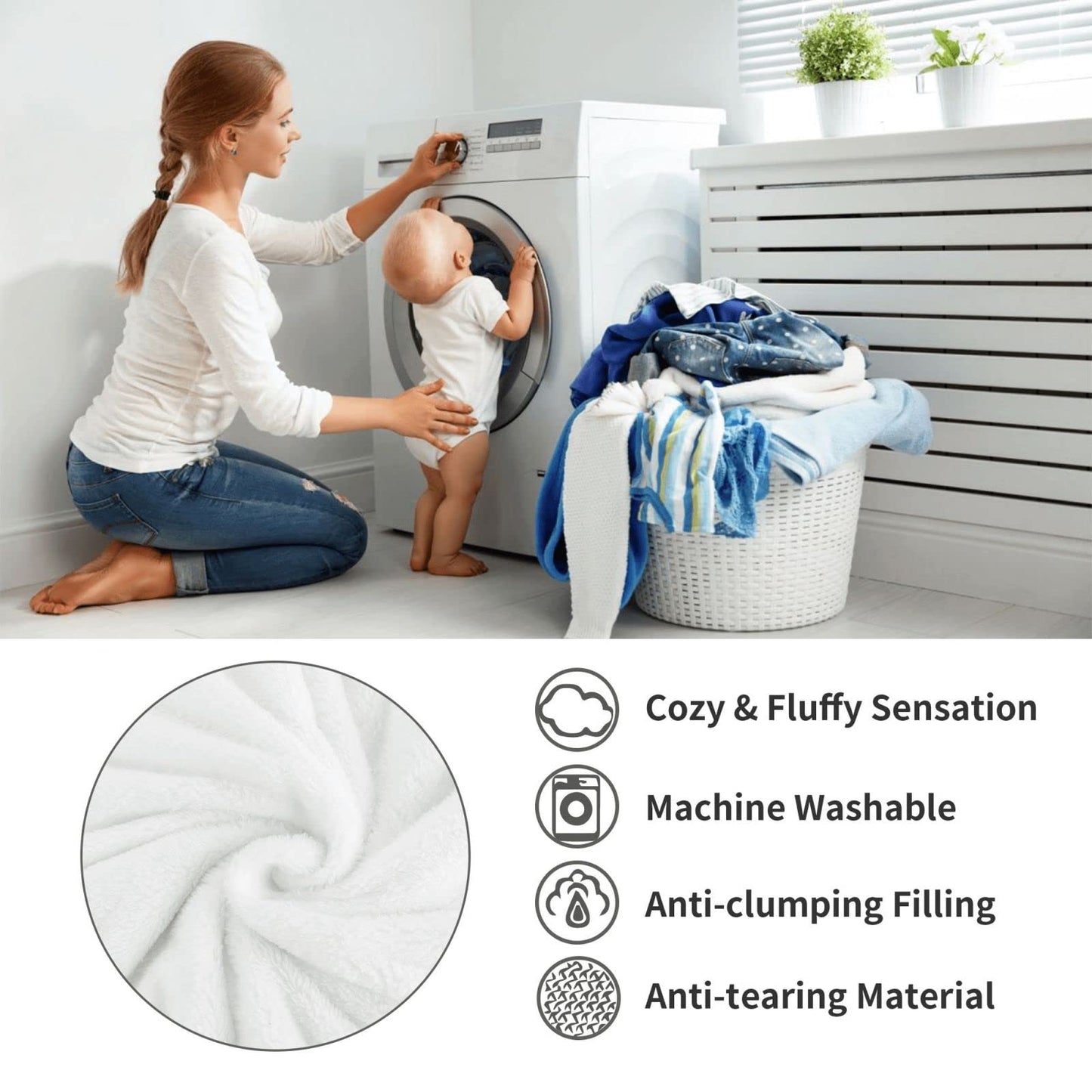 Cute Christmas Dog Head Fuzzy Throw Blanket for Women Men Girls Boys Soft Cozy Fleece Blanket for Bedroom Living Rooms Sofa Couch 50"x40"