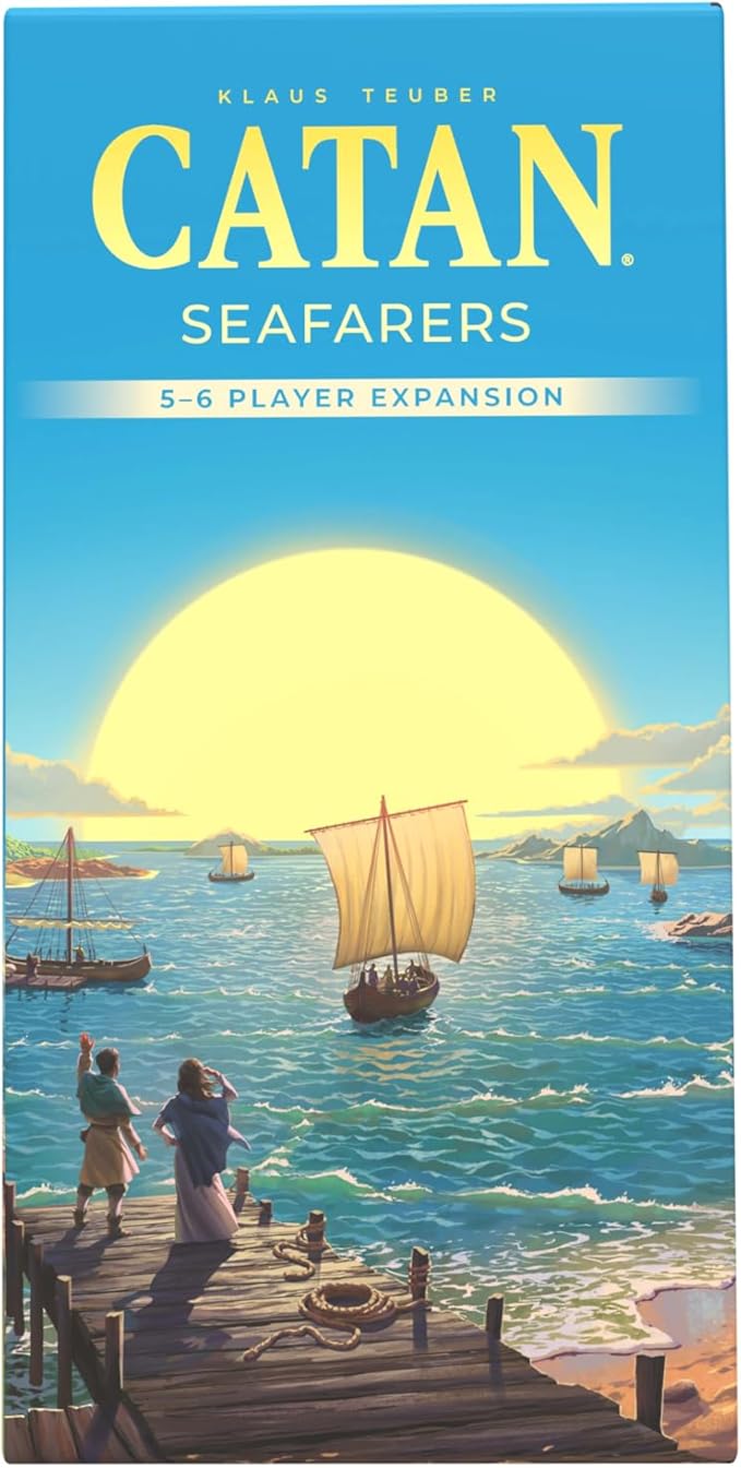 CATAN Seafarers 5-6 Player Board Game Expansion (6th Edition) Add More Players to Your Adventure Strategy Game for Kids &amp Adults Ages 12+ 3-6 Players 60-90 Minute Playtime