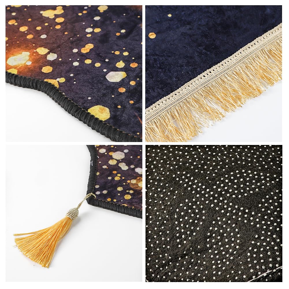 Prayer Mat Muslim Prayer Rug Portable Festival Mat Lightweight Praying Carpet with Tassel for Women Men