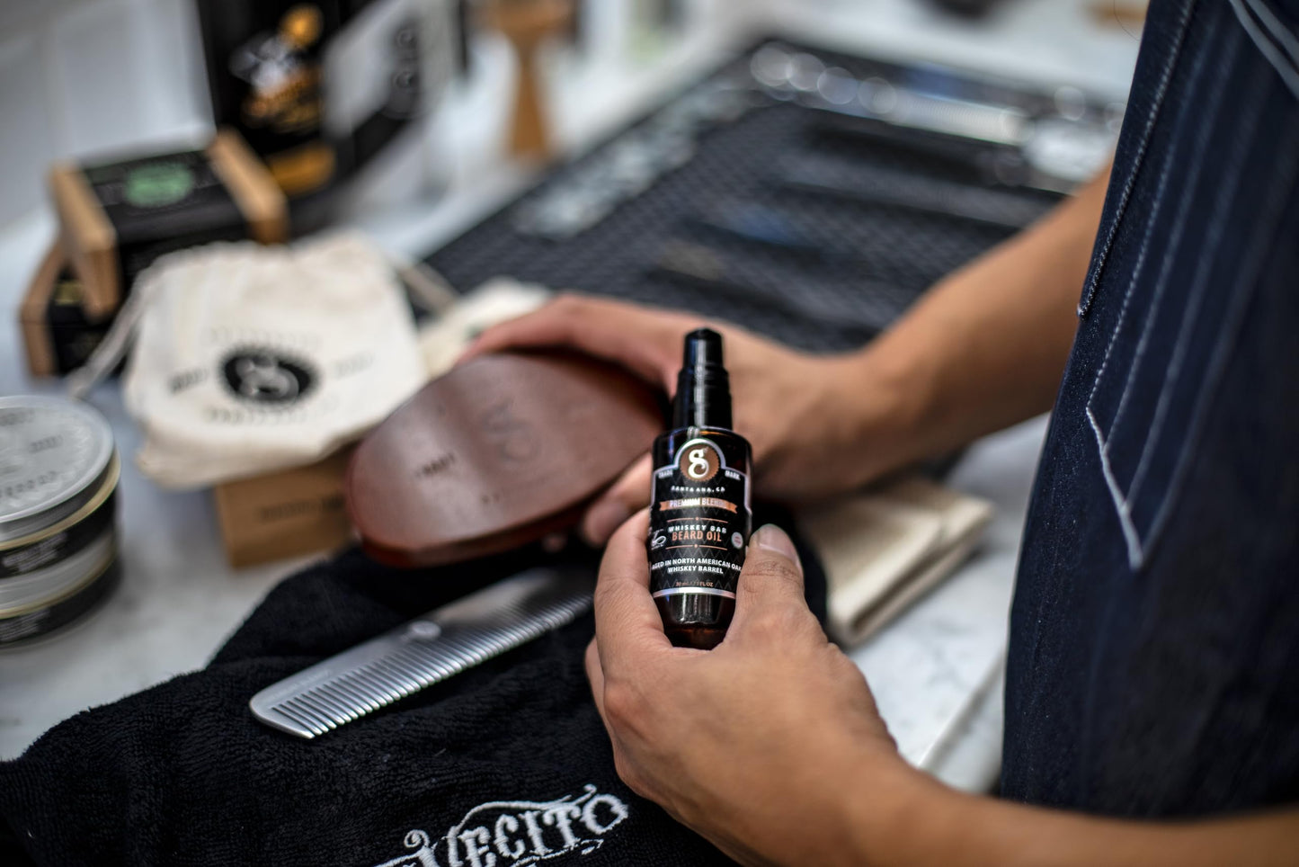 Suavecito Premium Blends Beard Oil - Leave-In Beard Conditioner For Softening Hair, Hydrating Skin, Eliminating Beard Dandruff, Healthy Beard Growth - 1 oz