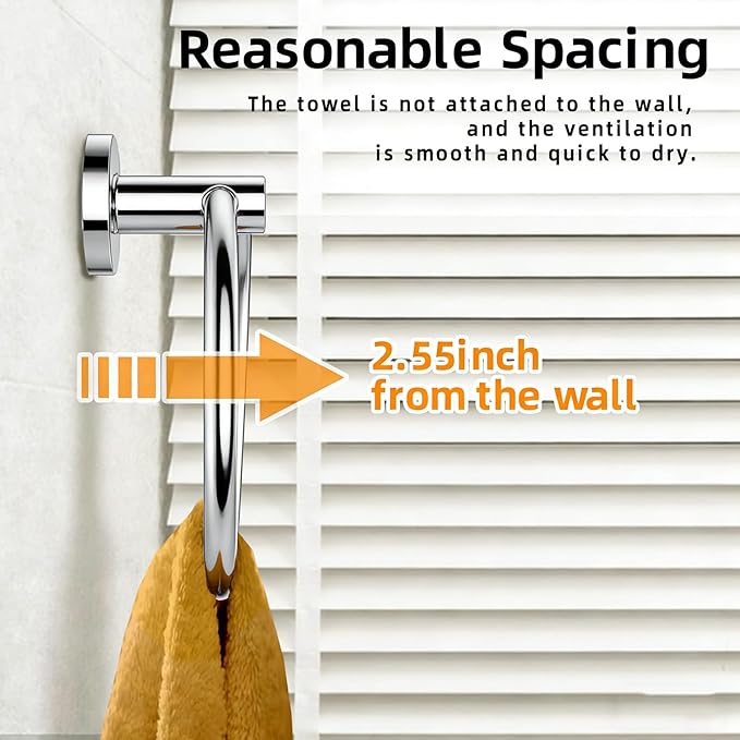 Towel Ring 2Pack, SUS304 Stainless Steel Hand Towel Holder