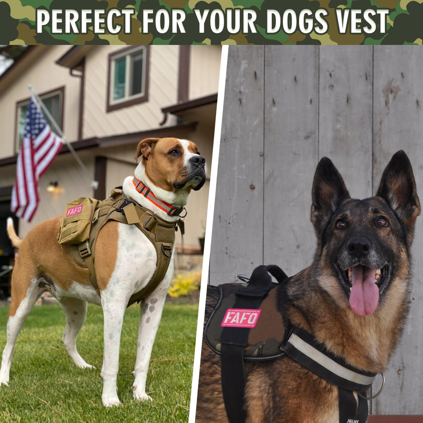 XMJY Pink Hook and Loop Patches - Fuck Around and Find Out Patch, Funny Embroidered Meme Patch, FAFO Patch for Backpacks, Dog Harnesses, Army Vests, Jackets, Jeans, Hats, Helmets