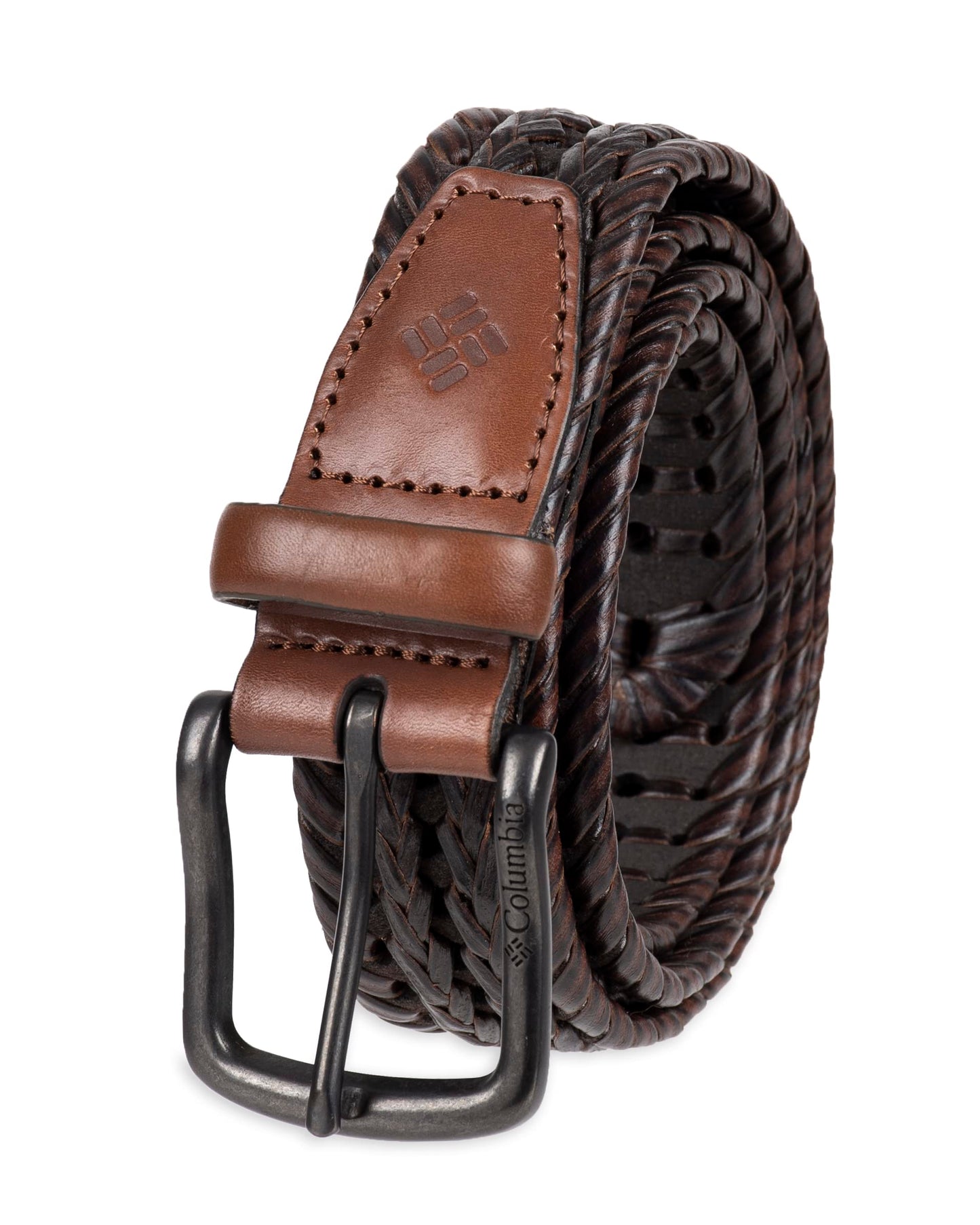 Columbia Men's Braided Belt Accessory, tan, Small (32-34)