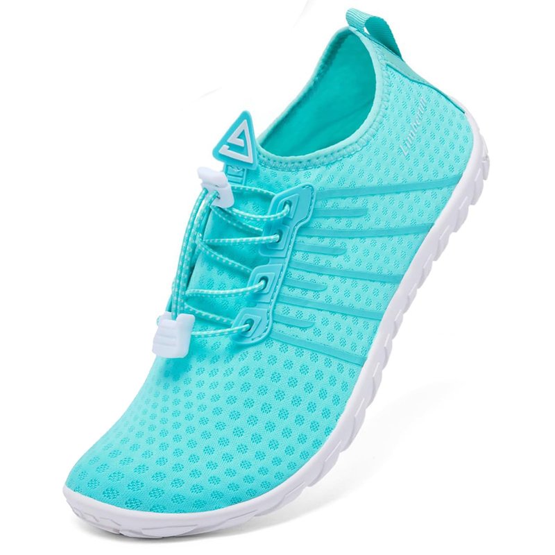 Limberun Water Shoes - Comfortable Pool & Beach Aqua Shoes for Women & Men, Protect Feet in Water, River, Swimming - Green, Size 8.5W/7.5M