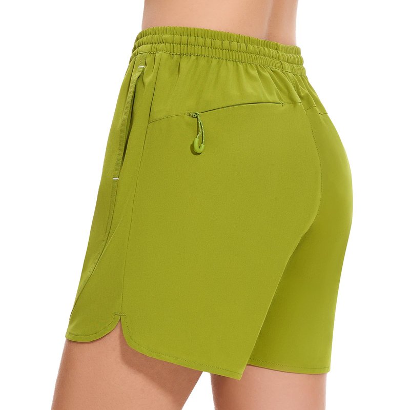 BASSDASH Women’s 5” Fishing Shorts UPF 50+ Water Resistant Quick Dry Athletic Hiking Shorts with Pockets FP05W