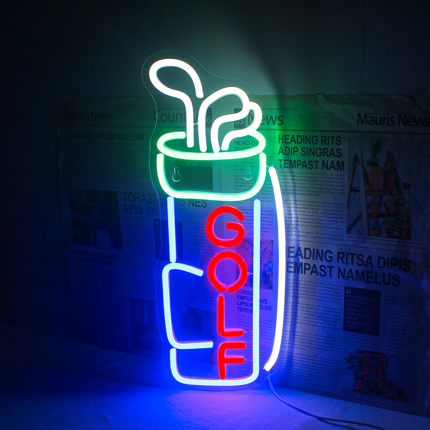 Horseneon Good Food Good Mood Neon LED Sign, Food Neon Signs for Wall Decor, Good Food Good Mood Neon Light with USB Powered for Snack Shop, Restaurant, Fast Food