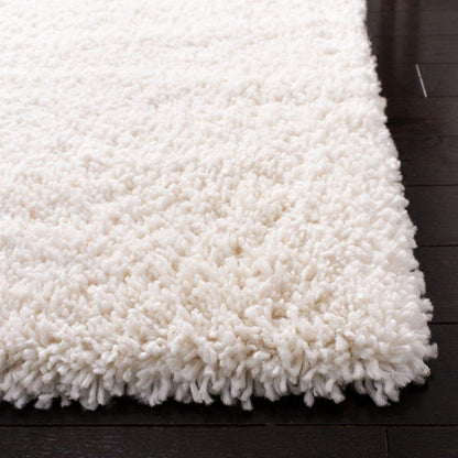 SAFAVIEH Fontana Shag Collection Area Rug - 10' x 14', Ivory, Solid Design, Non-Shedding & Easy Care, 2-inch Thick Ideal for High Traffic Areas in Living Room, Bedroom (FNT800A)