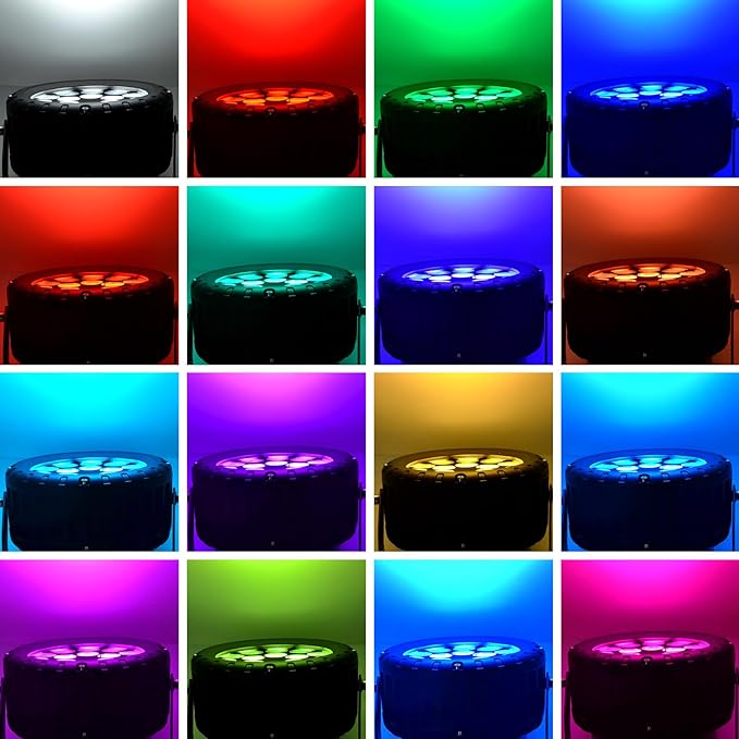 72W RGBW LED Wall Washer Light, RGB+5700K CCT Dimmable Flood Light - Waterproof Outdoor/Indoor Color Changing Spotlight with Remote, 100-277V AC, Linkable for Landscape Lighting