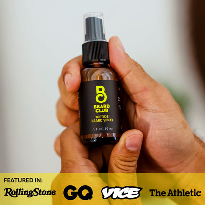 Beard Club - Beard Growth Serum with Natural Castor, Coconut and Avocado to Grow a Thicker, Fuller Beard, Fill in Patches and Stimulate Healthier Facial Hair Growth