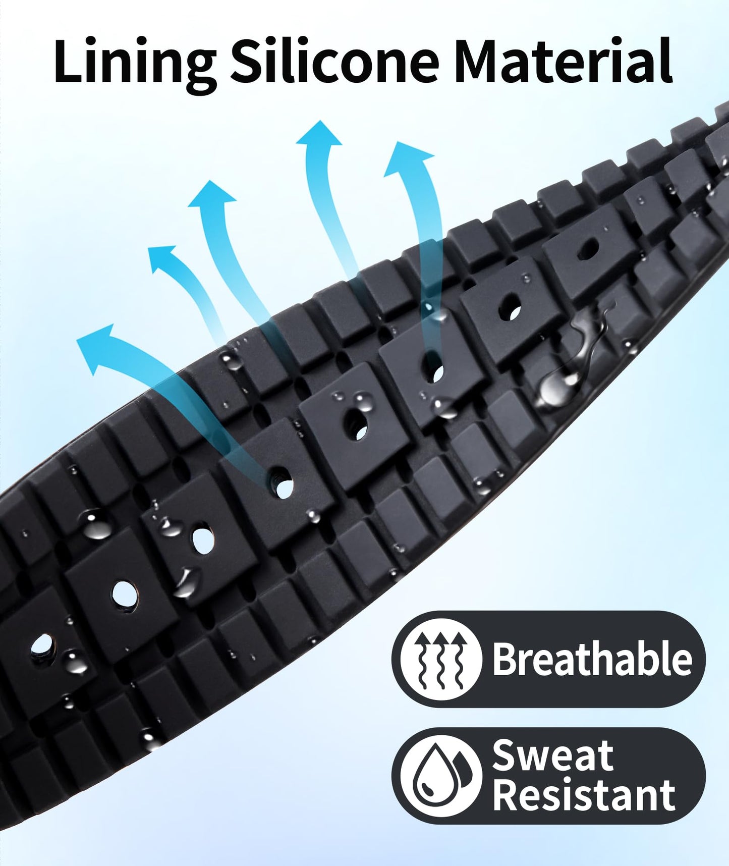 BINLUN Nylon Silicone Watch Bands 18mm 19mm 20mm 21mm 22mm Quick Release Canvas Rubber Hybrid Watch Strap Replacement Watchband for Men Women 9 Colors Silver/Black Buckle(Dark Brown-Silver,19mm)