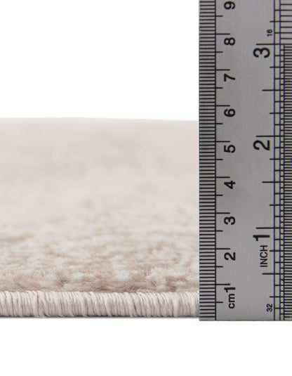 Rugs.com Monte Carlo Collection Rug – 5' x 8' Beige Medium Rug Perfect for Living Rooms, Large Dining Rooms, Open Floorplans