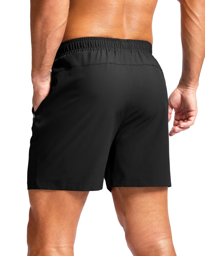 G Gradual Men's Athletic Running Shorts with Zipper Pockets Quick Dry 7"/ 5"/ 9" Workout Gym Shorts for Basketball Hiking(Mint Moment,7XXL)