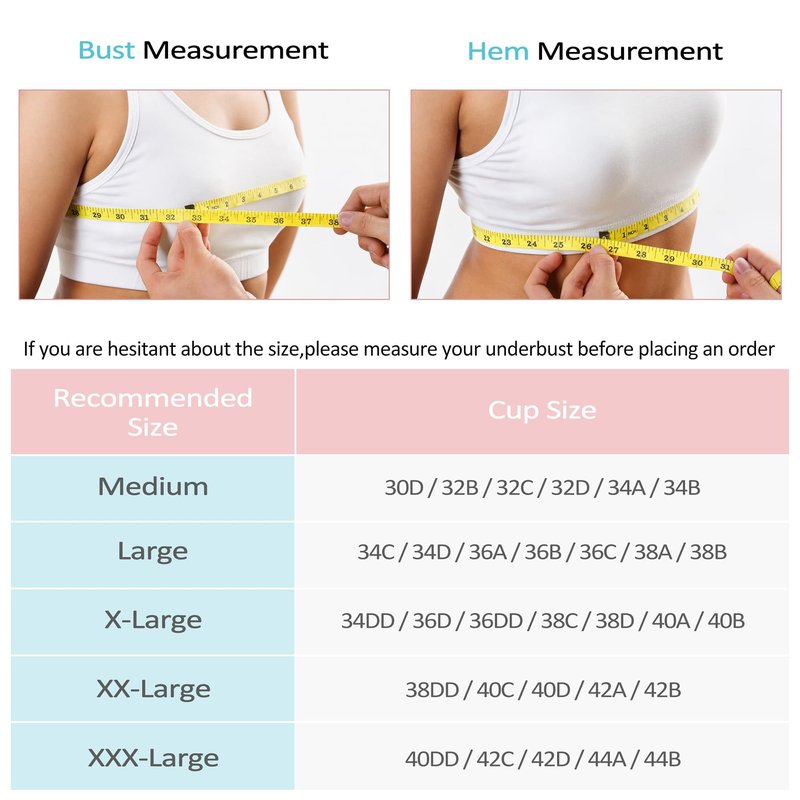 Women's Zip Front Sports Bra - Wirefree, Padded, Racerback, Seamless, Mastectomy, Post Op, Workout, Gym, Yoga, Compression - 3 Pack