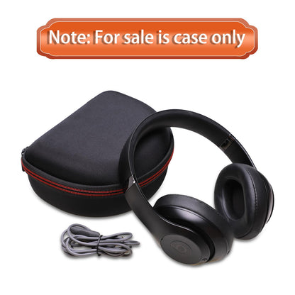Headphone Case Compatible with Beats Studio Pro/Solo 4 / Studio 3 / Solo 3 / Picun B8 / BERIBES/JLab JBuds Lux ANC Wireless Bluetooth Noise Cancelling Headphones, Rose Gold(Case Only)
