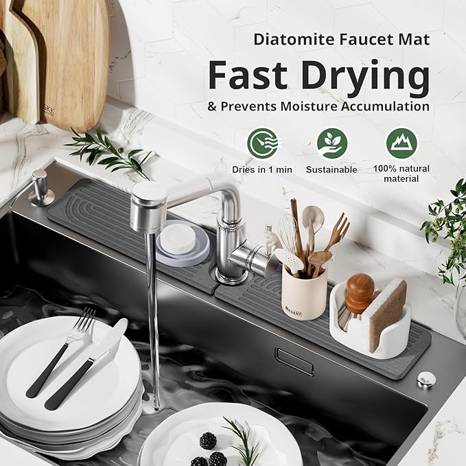 Faucet Mat for Kitchen Sink