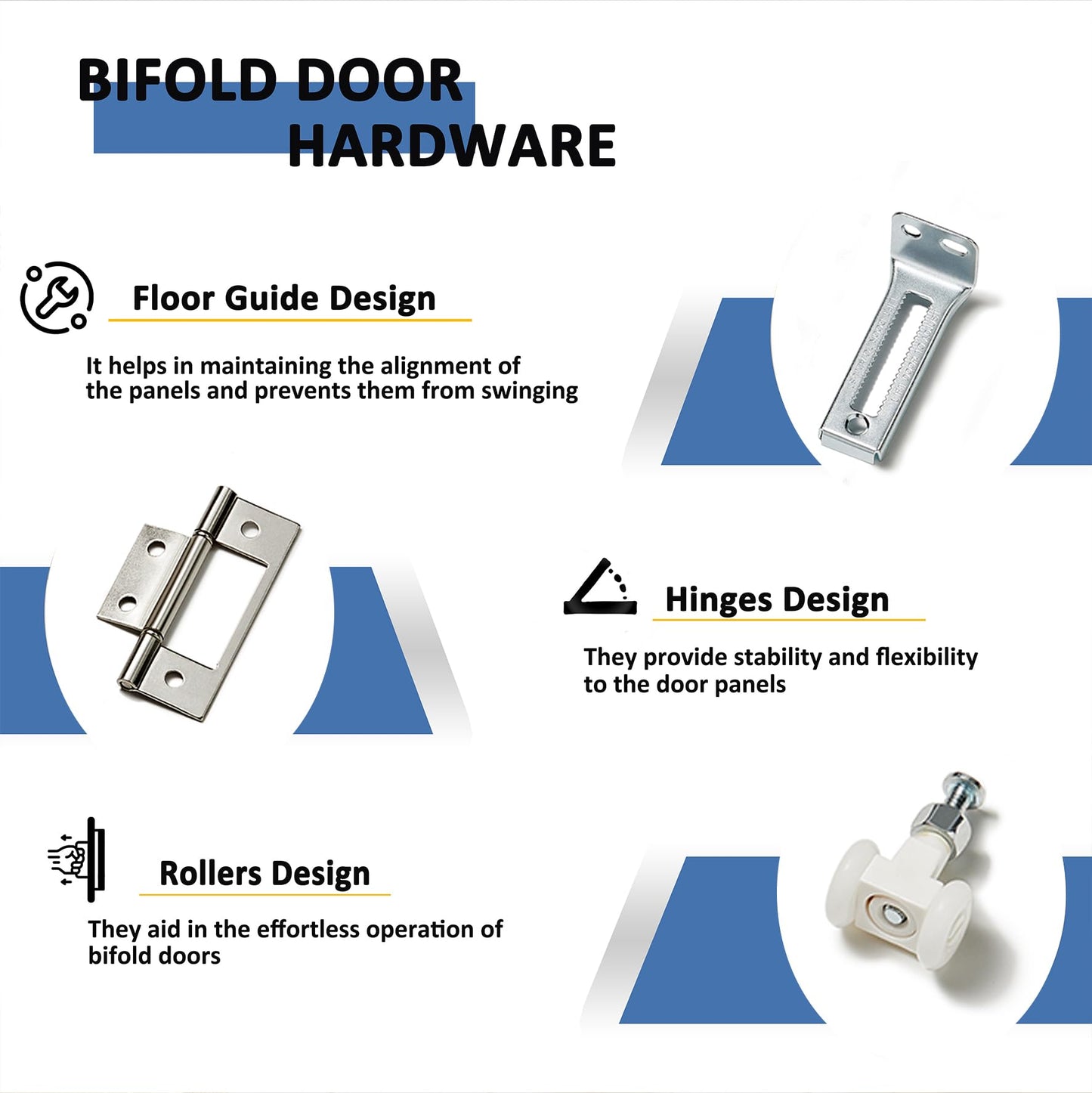 BARNER HOME Louvered Bi-Fold Door, Fits 30" x 80" Standard Openings, White Folding Closet Door with Hardware Kit, Ventilated MDF 2 Panels, Ideal for Laundry, Bedroom, or Pantry