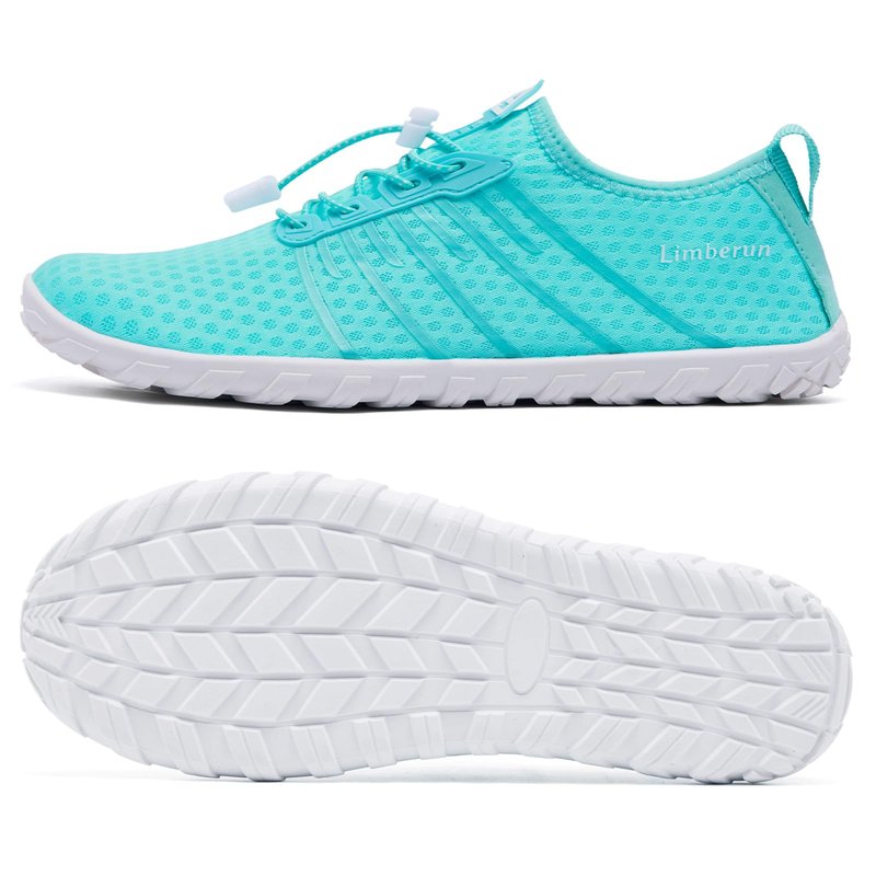 Limberun Water Shoes - Comfortable Pool & Beach Aqua Shoes for Women & Men, Protect Feet in Water, River, Swimming - Green, Size 8.5W/7.5M