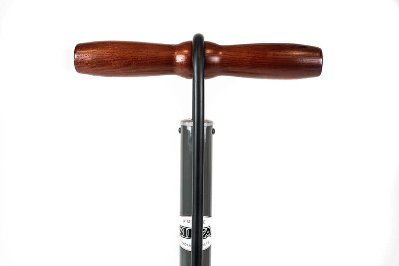 SILCA Pista Plus Bicycle Tire Pump | 120psi max Pressure, 2.5" Gauge | Presta & Schrader Valve | Durable Hose | High Performance | Bike Floor Pump