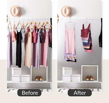 ZEDODIER 2 Pack Tank Top Hanger Space Saving, Bra Hangers