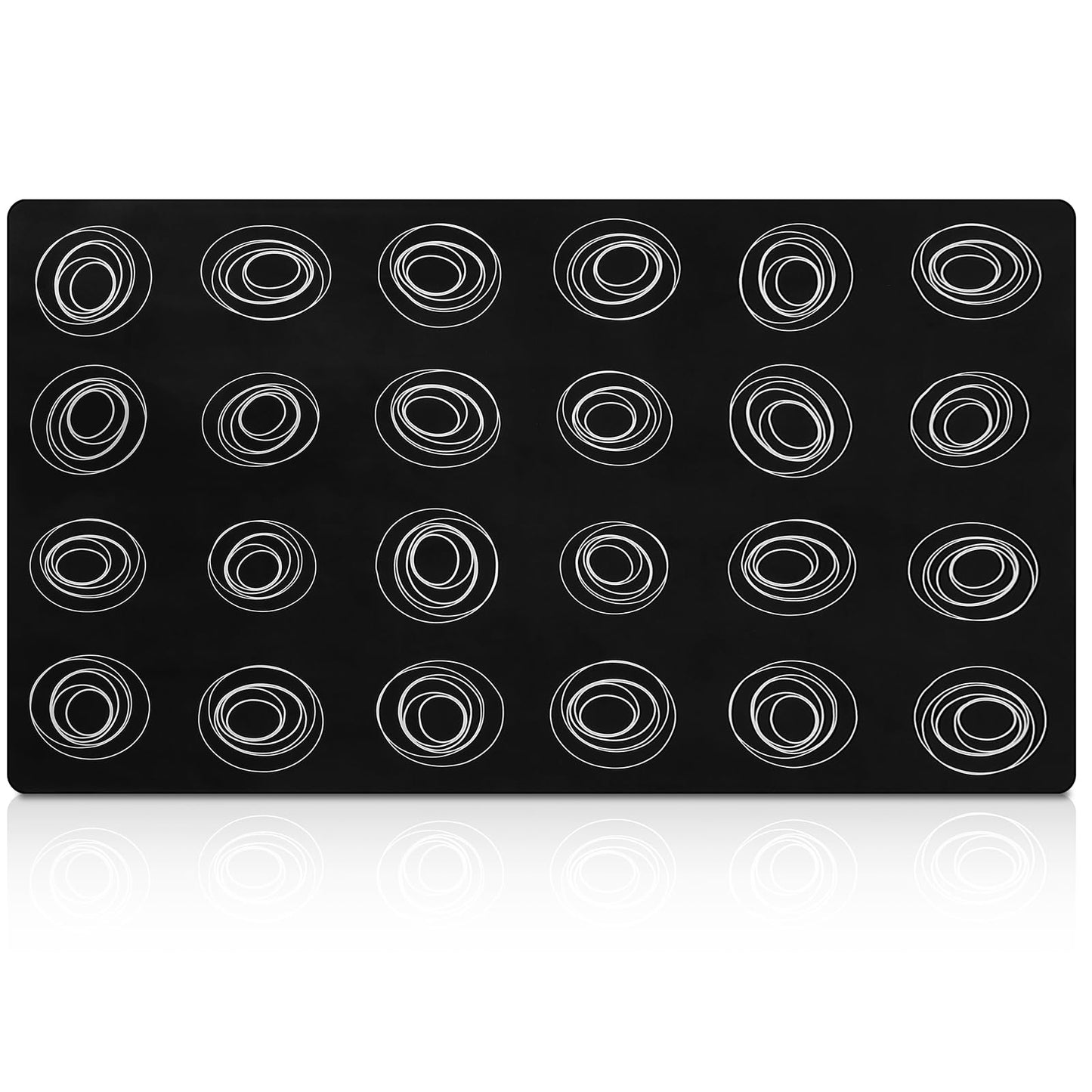 Drydiet Classroom Rug Elementary Educational Daycare Rug 11.8 x 6.6ft Black White Circles Abstract Rectangle Large Preschool Carpet for Classroom Playmat for Kids Toddler Nursery School Early Learning