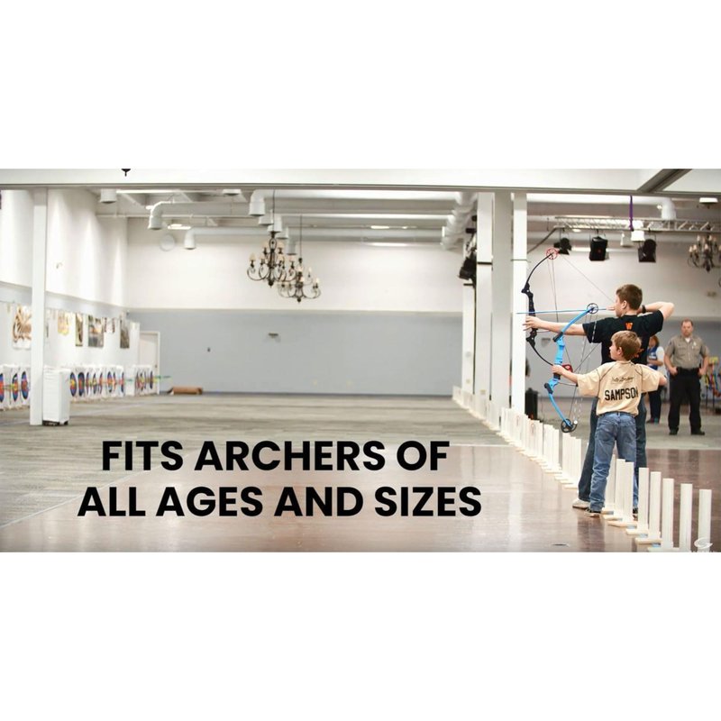 Genesis Original Compound Bow & Arrow Kit- Adjustable Riser, 15"-30" Draw Length, 10-20 lb Draw Weight, All Skill Levels, Draw Hand - Left, Yellow