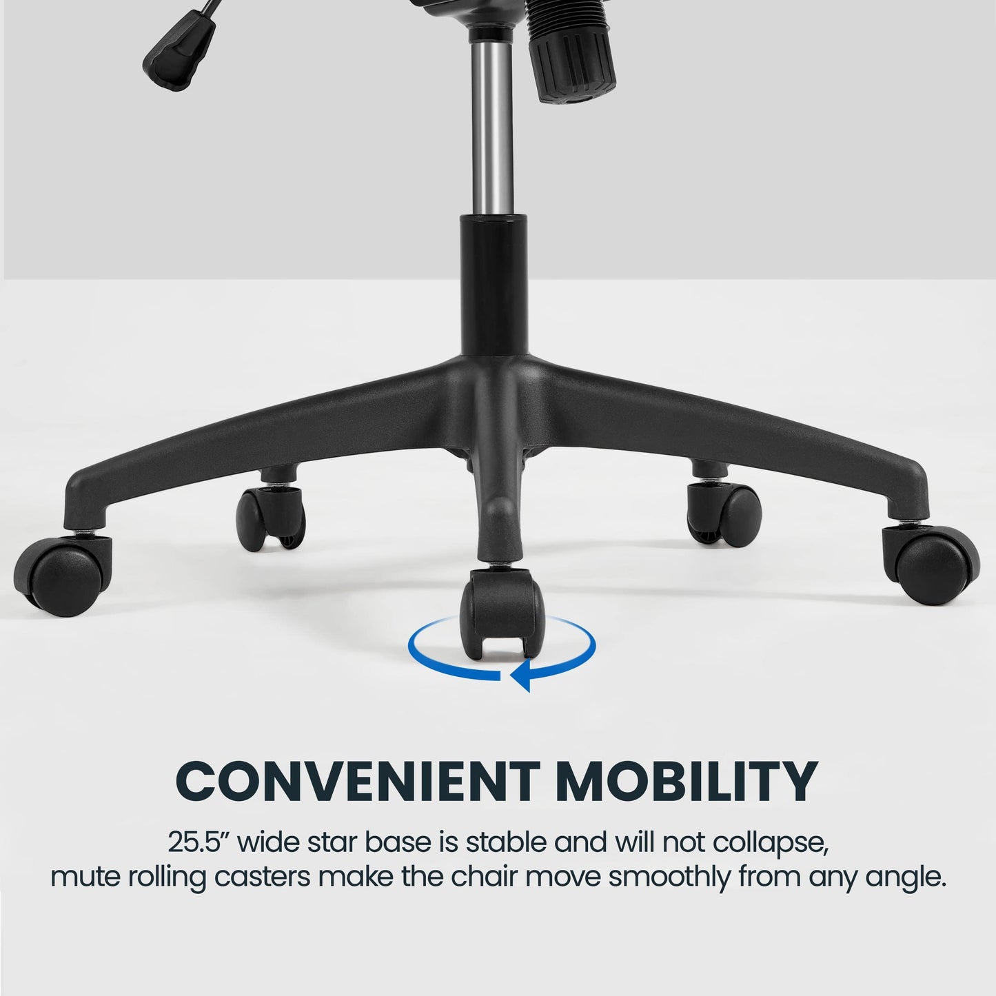 Yaheetech Ergonomic Office Chair, High Back Desk Chair with Headrest and Flip-up Armrest Lumbar Support for Home Office Meeting Room Study, Black