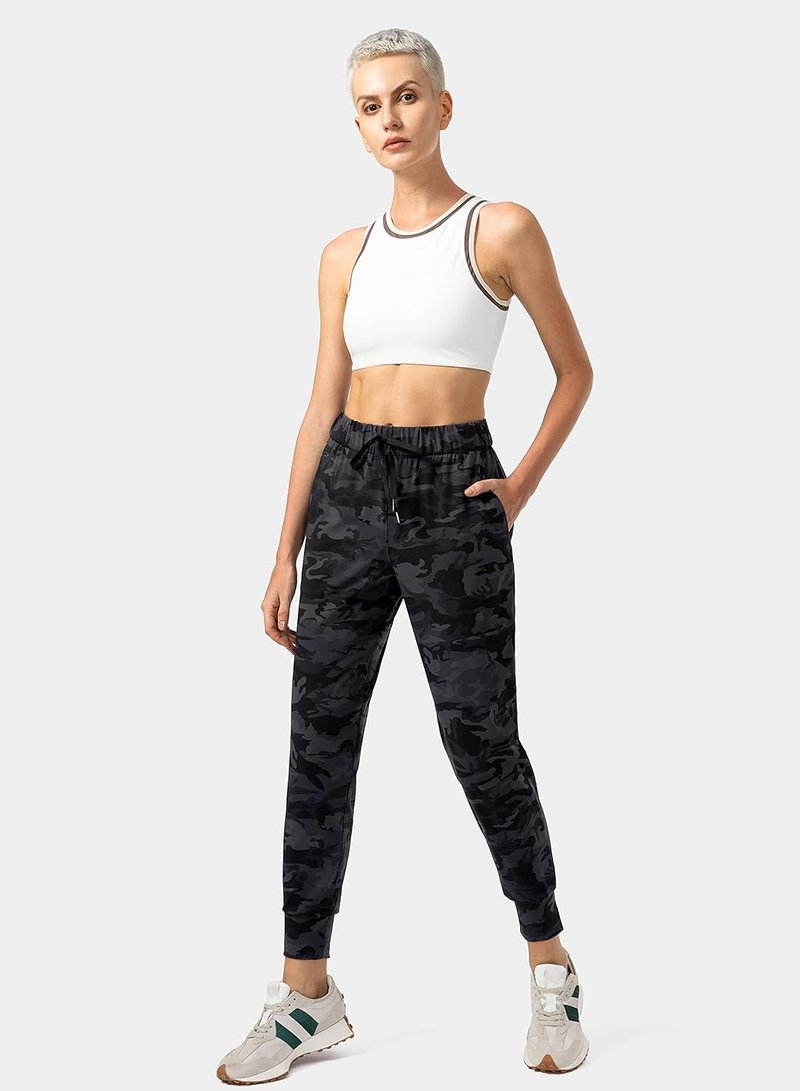 SANTINY Women's Joggers - Comfortable Drawstring Sweatpants with Pockets | Ideal for Running & Lounge