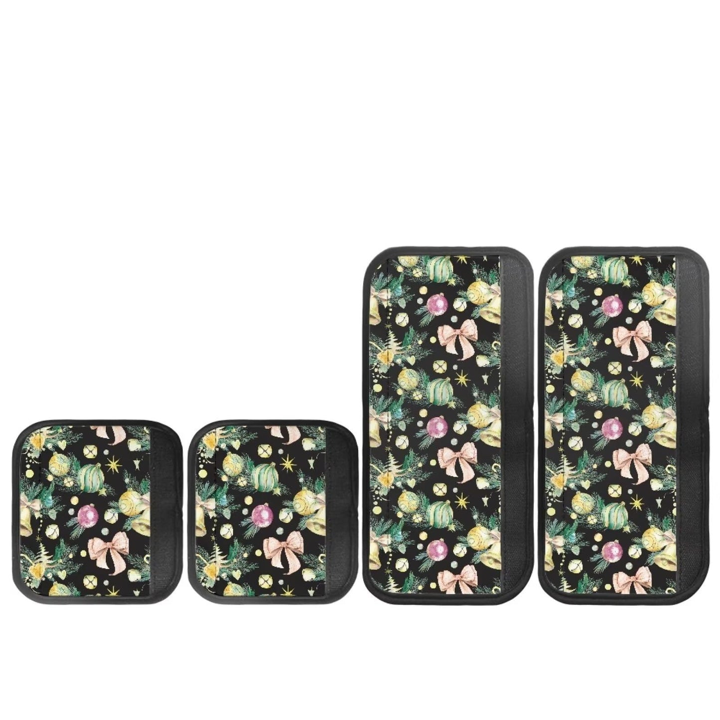 Mintulipy Christmas Appliance Handle Covers Set of 4 Refrigerator Door Handle Covers Keep Appliance Clean for Fridge Microwave Stove Dishwasher Kitchen Decor Accessories