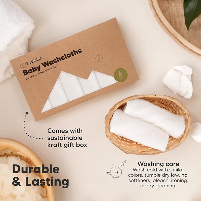 6-Pack Baby Washcloths