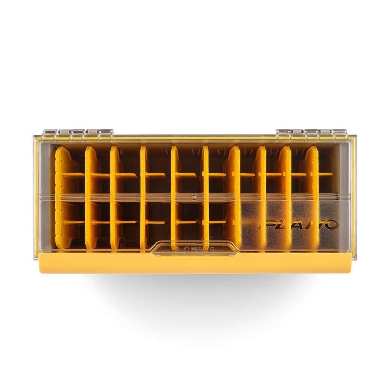 Plano EDGE Short Hang Box, Stores 40 Crankbaits, with Rust-Preventive Rustrictor, Dri-Loc Watertight Seal, WaterWick, DuraView Transparent Lid, Stackable Storage for Fishing Organization