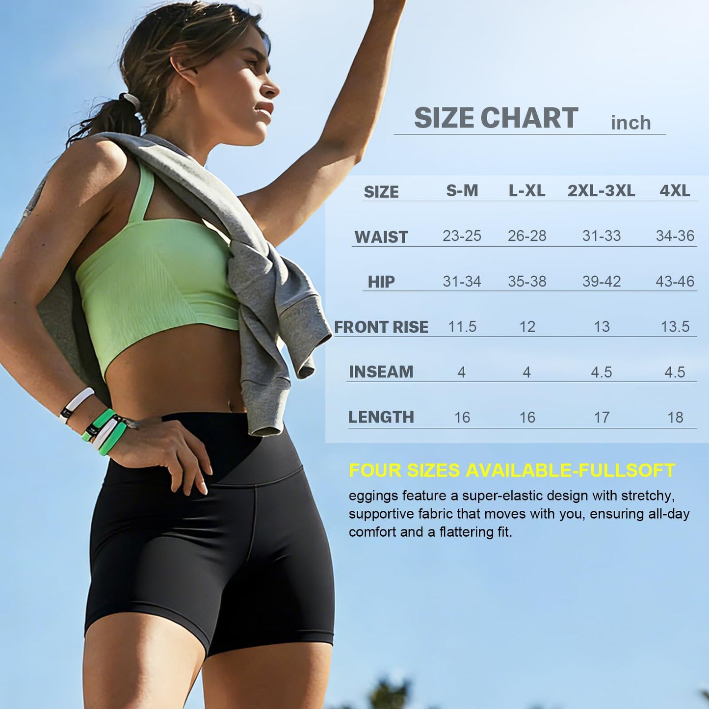FULLSOFT High Waisted Biker Shorts for Women-5" Tummy Control Fitness Athletic Workout Running Yoga Gym Soft Shorts (Navy Blue 4X-Large)