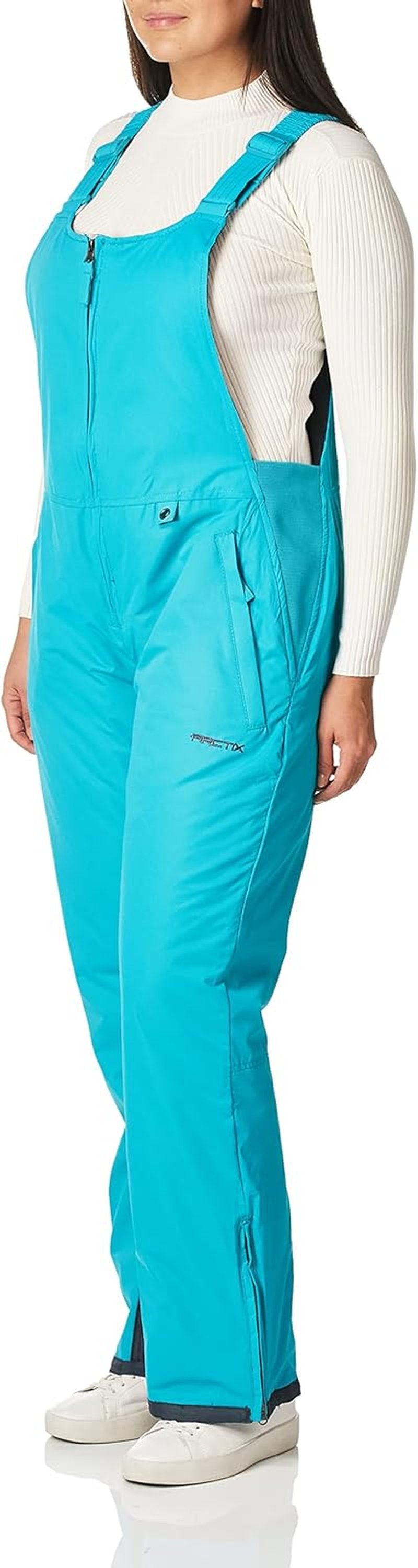 Essential Insulated Ski Bibs for Women - Water Resistant Snow Pants for Skiing & Snowboarding