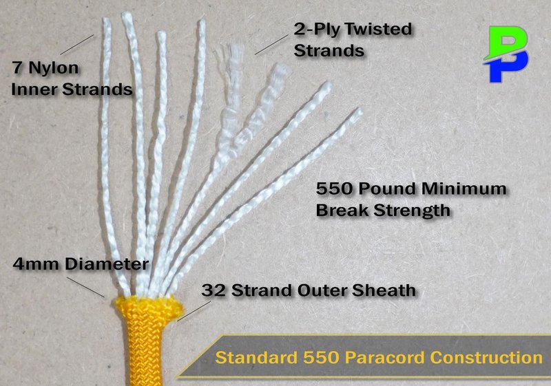 550 lb Paracord - Durable Tactical Parachute Cord for Crafting, DIY, Camping | Acid Purple Diamonds, 50 Feet
