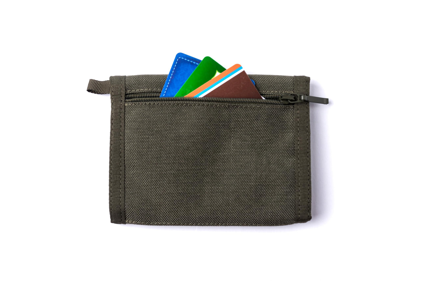Chameleon Trifold Men Nylon Wallet - Military Tactical Mens Wallets- ID Card Holder - Canvas Thin Front Pocket Travel Wallet -Coin Zipper Pocket