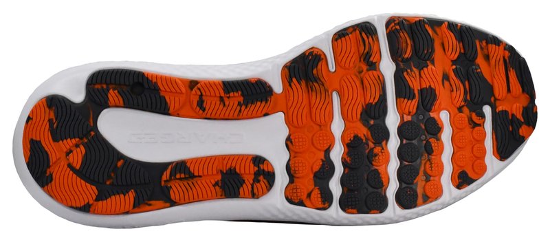 Under Armour Men's Charged Surge 4 Sneaker, Mod Gray/Castlerock/Team Orange, 11