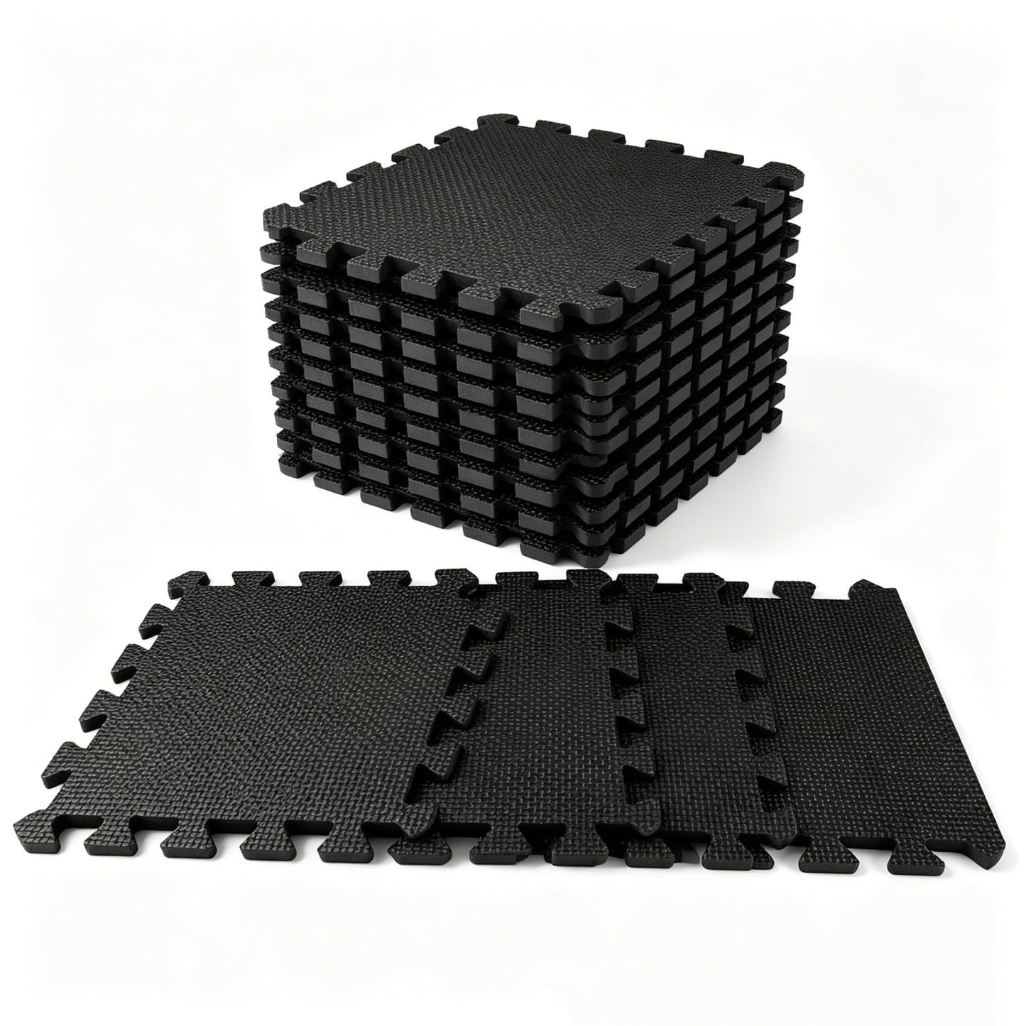 Home Workout 12 "× 12" Interlocking Gym Foam Tiles, 20 Tiles Non-Slip & Noise Reduction Home Gym Flooring Mats, Foam Tiles for Floor, Indoor Fitness Strength Training, Yoga, Easy to Store