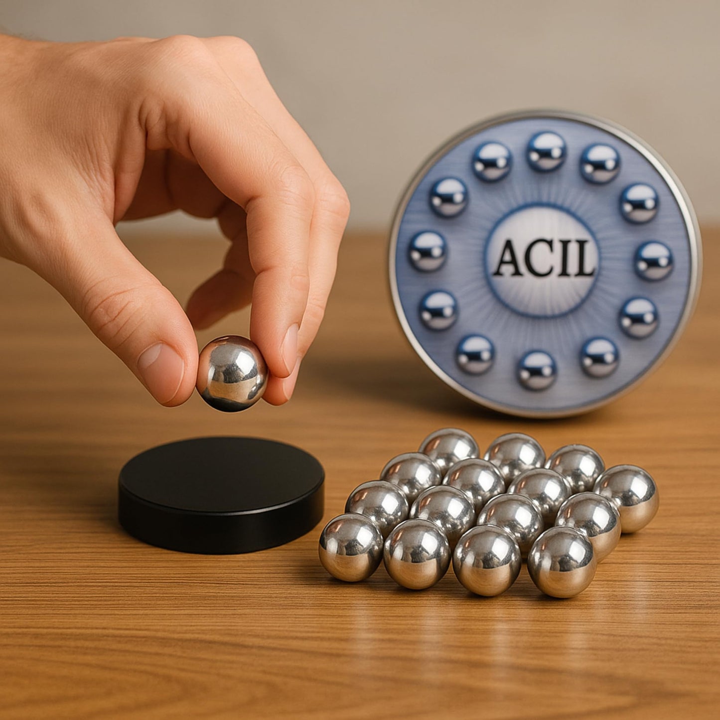 Premium Aluminium Balls .68 Cal. Solid Resuable Paintballs Powerballs for Target Practice, Training and Defense Pistols in 68 Caliber (40 pcs)