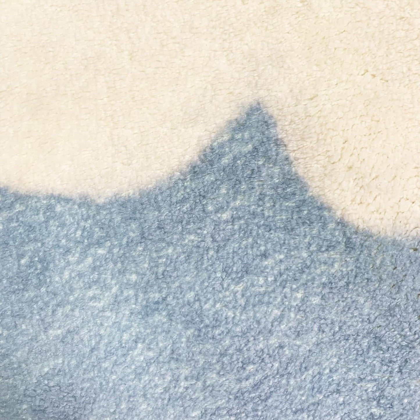 USTIDE 4 x6 Blue Sky White Cloud Area Rug Super Soft Fluffy Kids Rug Machine Washable Non Slip Carpet Floor Mat for Bedroom Living Room Nursery Girls Boys Room Decor