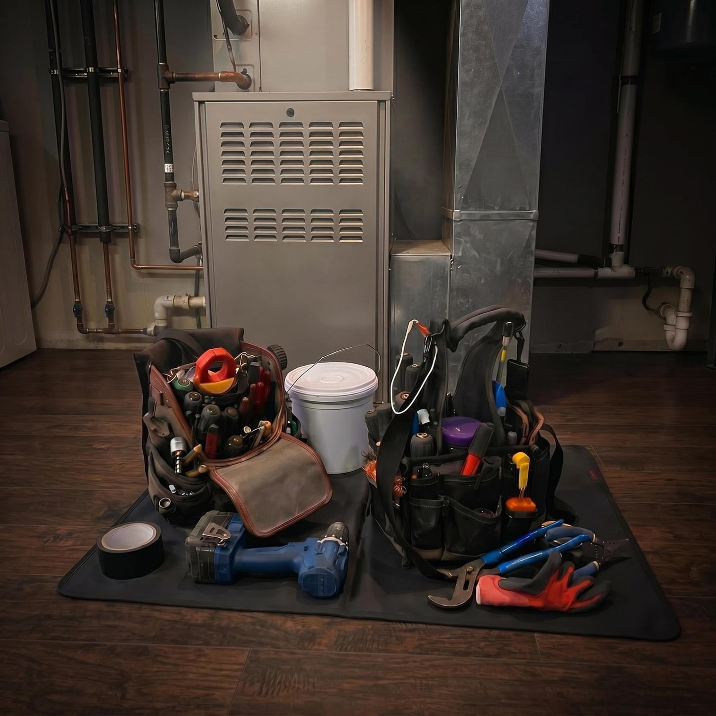 MyShoeCovers Service Technician Tool Mat, Work Mat for Counter and Floor Surface Protection, M-26"x36"