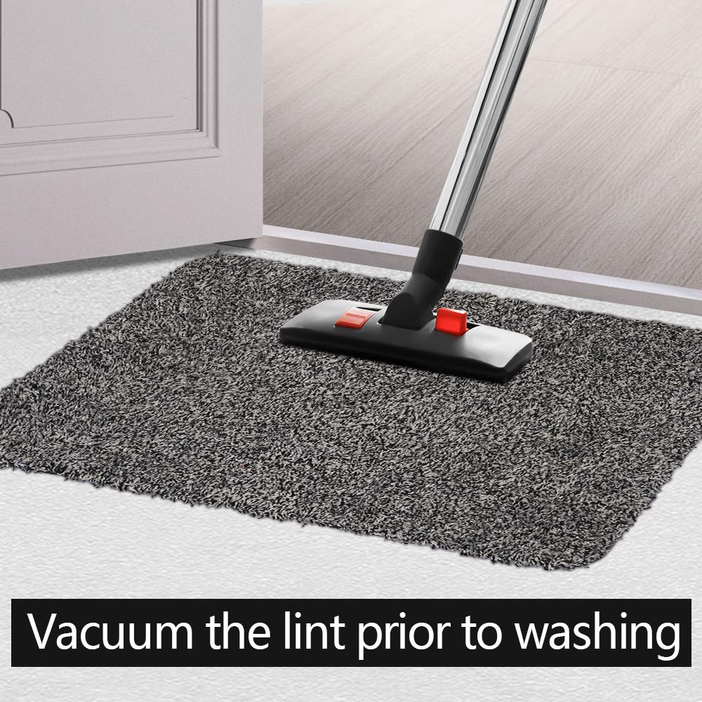 BEAU JARDIN Doormat Super Absorbent Mud Front Door Mat 36"x24" Latex Backing Non Slip for Front Inside Dirt Trapper Mats Cotton Entrance Shoes Scraper Washable