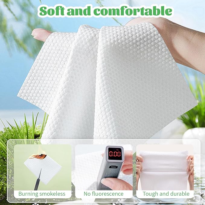 Disposable Face Towel, for Washing Soft Cotton Dry Wipes Facial Cloths