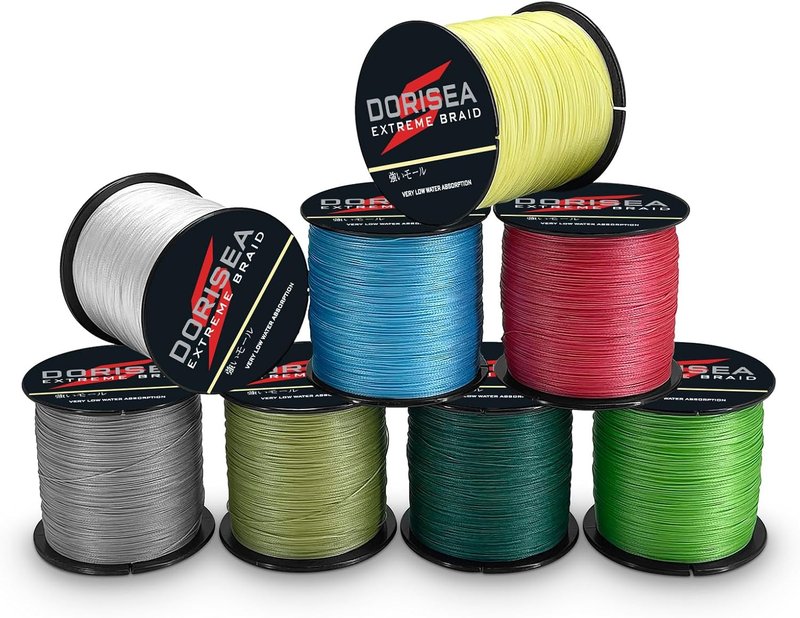 Extreme Braid 100% PE Black Braided Fishing Line - Zero Stretch, 109 Yards to 2187 Yards, 6-550 lb Test
