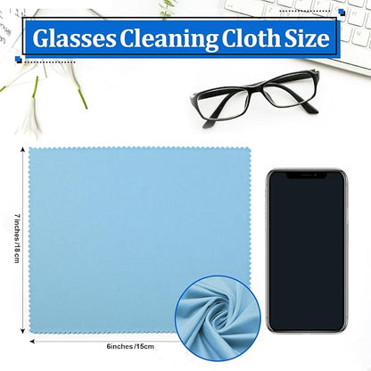 21 Pack Glasses Cleaning Cloths, Premium Ultra-Soft Lens Wipes Cloth