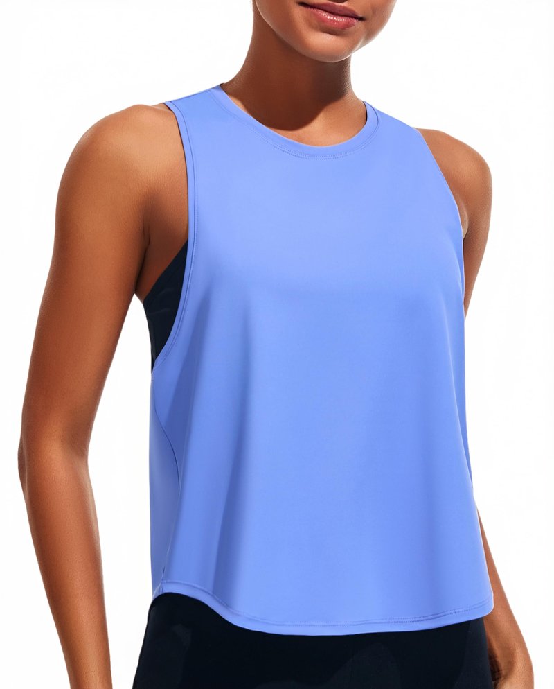 JOYSPELS Workout Tank Tops for Women,UPF 50+ Quick Dry Ice Silk Athletic Running Shirts, Loose Fit Sleeveless Gym Tops
