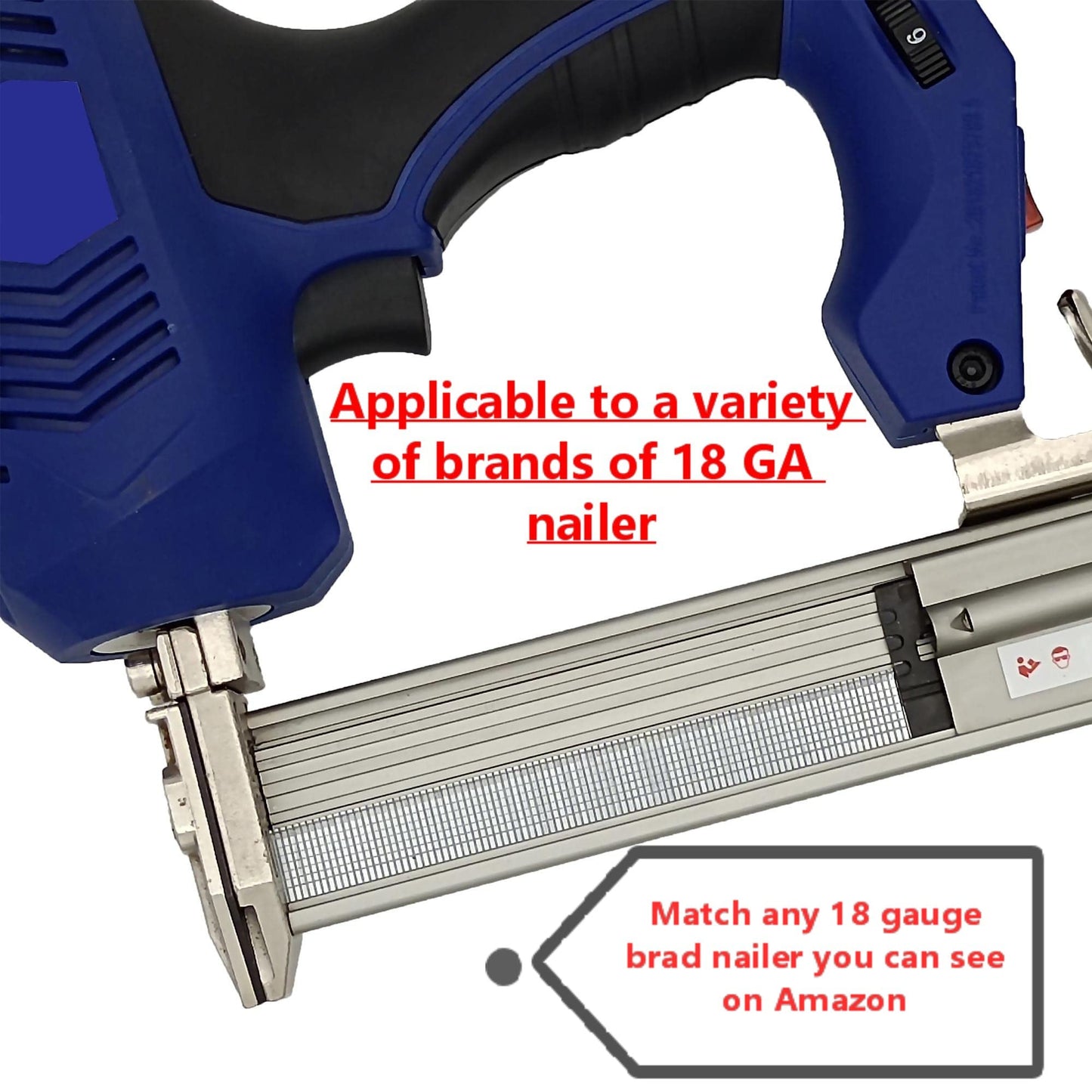 SimCos 18 Gauge Brad Nails 4 Sizes (2",1-1/2",1-1/4",3/4"),1000-Pack