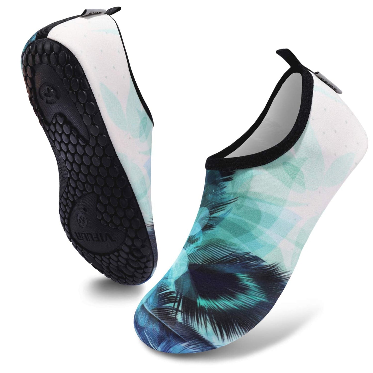 VIFUUR Water Sports Unisex Shoes Green/Feather - 12.5-13 W US/ 11-11.5 M US (44-45)